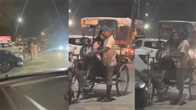 Girl Caught Penis – Rickshaw Road Hard Fuck MMS