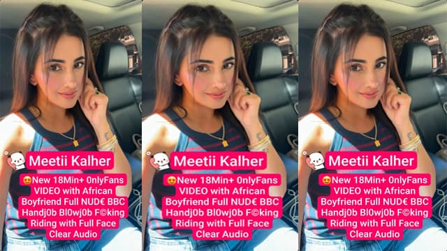 Meetii Kalher New African BF Blowjob & Fucking Video