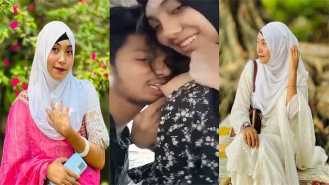 Horny Hijabi Girl Outdoor Kissing – Smooching Boobs Sucking Fucking