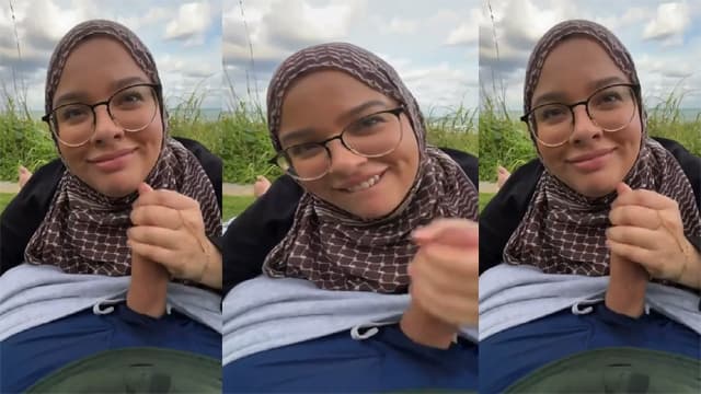 Hijabi Babe Hard – Big Cock Fuck In Park MMS
