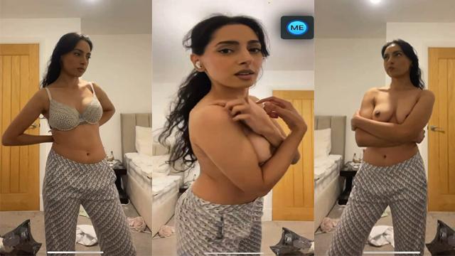 Hot Babe Sexy Figure Showing Her Big Ass Leak Video Watching