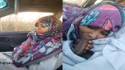 Muslim Girl Nude & Lovely Blowjob On Car HD