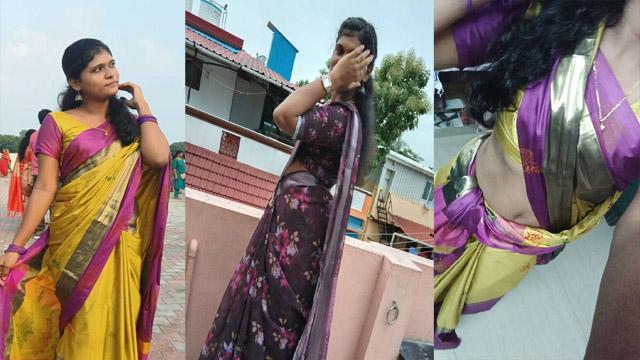 Desi Mallu Tamil Girl Saree Nude Boobs Sucking