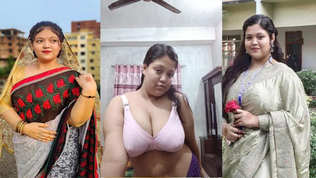 Hot Milf Busty GF Saree Showing Pressing Boobs Leak