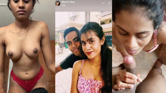 Singapore Telugu Slim Girl Deep Sucking Fucking BF Update