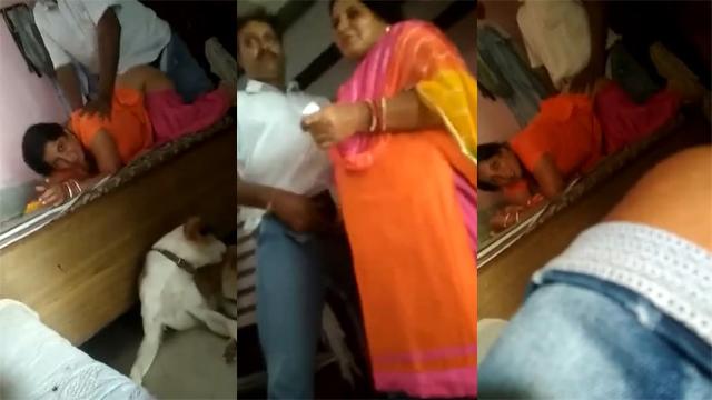 Horny Mother Gets Fucked by Another Man In Front of Her Guest